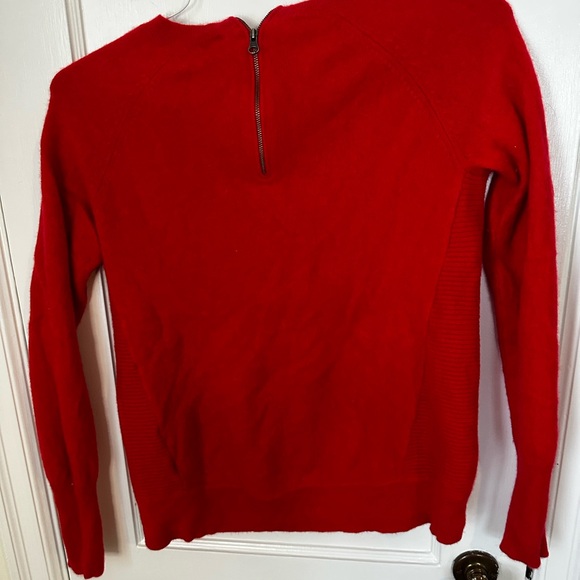 Halogen Vibrant Red Crew Neck Sweater - Picture 5 of 5